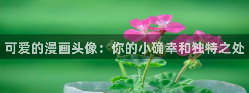 歪歪漫画首页免费yy：可爱的漫画头像：你的小确幸和独特之处